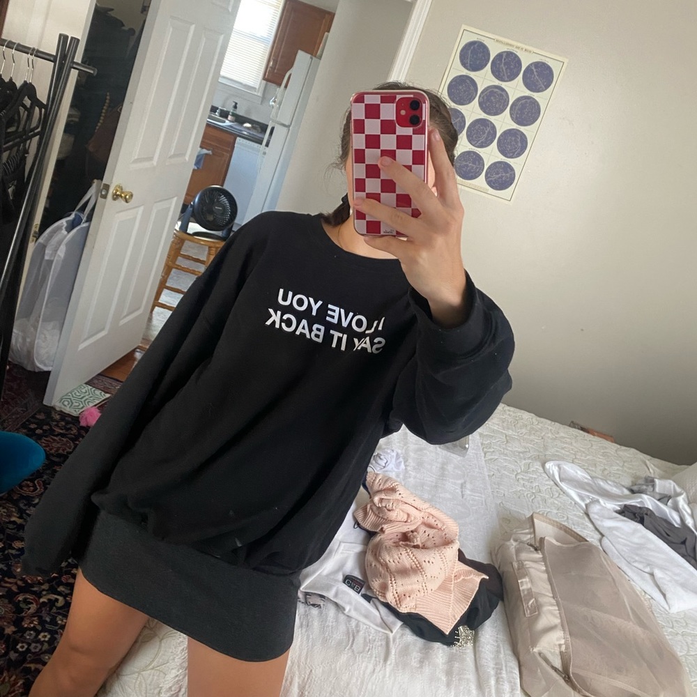 Lonely Ghost I Love You Say It Back Crewneck Sweatshirt
